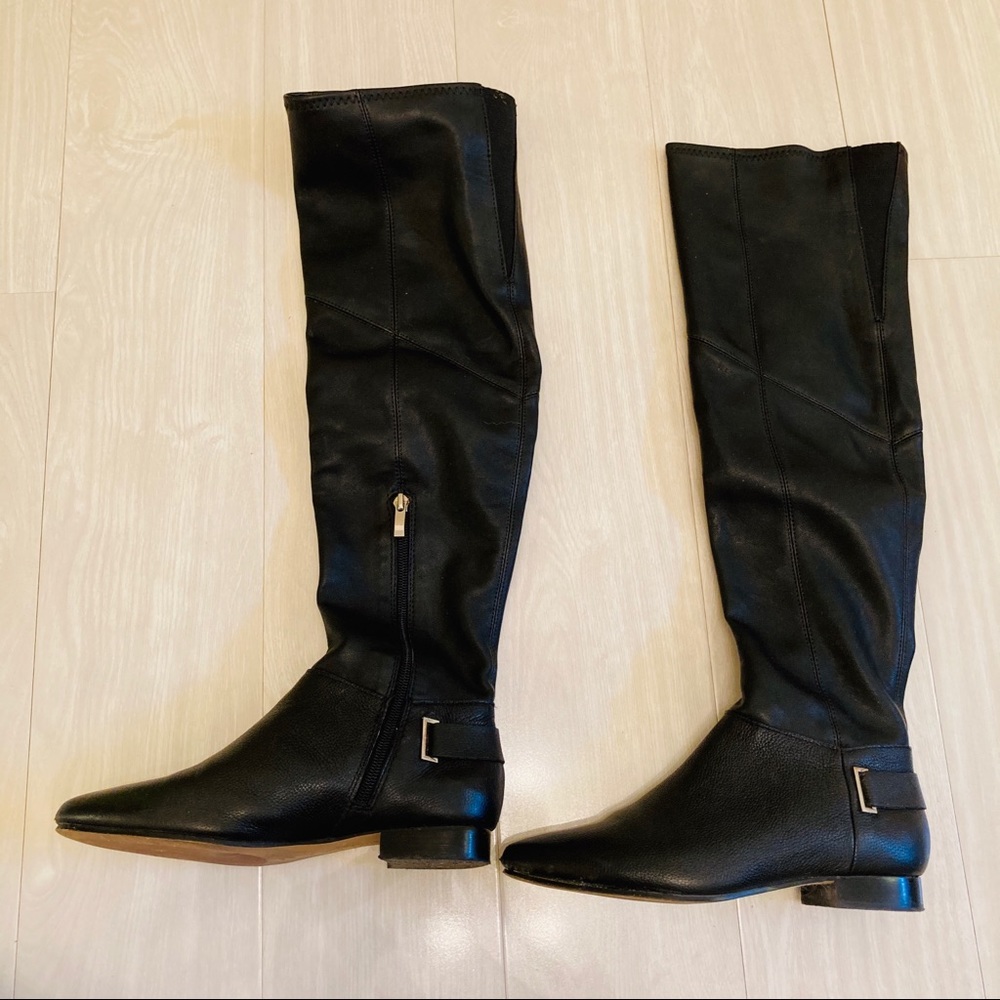 French Connection Black Over the Knee Boots - Picture 5 of 9